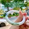 26.753 Vòng Đũa Phỉ Thuý Jadeite A - Đậu - Nếp - Hoa Bay ~54,5x9,2x9mm