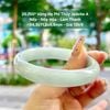 26.755* Vòng Hẹ Phỉ Thuý Jadeite A - Nếp - Nếp Hoá - Lam Thanh ~ 54,3x11,2x6,6mm