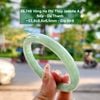 26.748 Vòng Hẹ Phỉ Thuý Jadeite A - Nếp - Du Thanh ~53,8x8,6x6,5mm