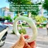 26.754 Vòng Hẹ Phỉ Thuý Jadeite A - Nếp Hoá -Mịn - Hoa Bay Lam ~56,7x12,4x9mm