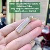 69.134 Vô Sự Bài Phỉ Thuý Jadeite A - Nếp Băng - Trắng - VV14K - Mois Tấm ~ 9,2x29x4,5mm