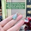 69.137 Vô Sự Bài Phỉ Thuý Jadeite A - Nếp Băng - Lão - Hoa Bay Lục  - VT14K -Mois Tấm ~13,8x16,9x5,7mm