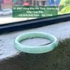 26.880* Vòng Đũa Phỉ Thuý Jadeite A - Nếp - Lục Đậu ~ 53,4x9,4x8,7mm