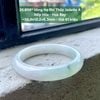 26.898* Vòng Hẹ Phỉ Thuý Jadeite A - Nếp Hoá - Hoa Bay ~ 56,9x12,2x8,3mm