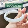 26.877* Vòng Hẹ Phỉ Thuý Jadeite A - Nếp Hoá - Bạch Nguyệt Quang ~ 51,5x9,7x6,9mm