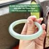 26.885 Vòng Đũa Phỉ Thuý Jadeite A - Nếp Hoá - Du Thanh Ngọt ~ 52,7x8,6x8,6mm