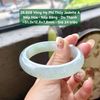 26.828 Vòng Hẹ Phỉ Thuý Jadeite A - Nếp Hoá - Nếp Băng - Du Thanh ~ 51,3x12,8x7,8mm