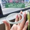 26.859x Vòng Đũa Phỉ Thuý Jadeite A - Nếp Băng - Lão - Du Thanh ~ 55,1x6,8x6mm