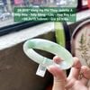 26.805* Vòng Hẹ Phỉ Thuý Jadeite A -Nếp Hoá - Nếp Băng - Lão - Hoa Bay Lục ~ 56,2x13,1x8mm