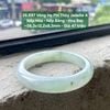 26.897 Vòng Hẹ Phỉ Thuý Jadeite A - Nếp Hoá - Nếp Băng - Hoa Bay ~ 56,3x12,2x8,3mm