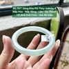 26.797* Vòng Đũa Phỉ Thuý Jadeite A - Nếp Hoá - Nếp Băng - Lão - Du Thanh ~ 51,9x8,5x8,7mm