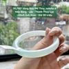 26.795* Vòng Đũa Phỉ Thuý Jadeite A - Nếp - Nếp Băng - Lão - Thanh Thuỷ Lục ~ 55x9,3x9,3mm