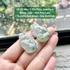 42.42 Như Ý Phỉ Thuý Jadeite A - Băng - Lão - Hoa Bay Lam ~ 19,2x30,8x4,6mm