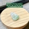 42.43 Như Ý Phỉ Thuý Jadeite A - Nếp Hoá - Mịn - Hoa Bay Lục Táo ~ 22,4x35,2x7,2mm