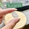 42.45 Như Ý Phỉ Thuý Jadeite A - Băng - Bạch Nguyệt Quang ~ 14,6x24,1x4,2mm