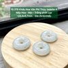 10.378 Khấu Bình An Phỉ Thuý Jadeite A - Nếp Hoá - Mịn - Trắng Phớt Lục ~ 22,5x5,7mm