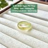 Nhẫn Ngọc Phỉ Thuý Băng - Keo - Hoàng Phỉ ~17,5x5,7x3,6mm 5.151