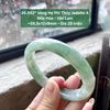 26.892* Vòng Hẹ Phỉ Thuý Jadeite A -  Nếp Hoá - Vân Lam ~ 59,5x12x9mm