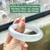 26.792 Vòng Hẹ Phỉ Thuý Jadeite A -  Nếp Băng - Băng - Lão - Hoa Bay ~ 54,4x12,1x9mm