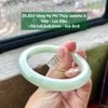 26.823 Vòng Hẹ Phỉ Thuý Jadeite A -  Nếp - Lục Đậu ~55,1x8,6x8,6mm