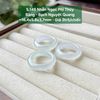 Nhẫn Ngọc Phỉ Thuý  Băng - Bạch Nguyệt Quang ~16,4x5,8x3,7mm 5.148