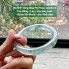 26.784* Vòng Đũa Phỉ Thuý Jadeite A - Cao Băng - Lão - Hoa Bay Lam ~ 52,8x10x10mm