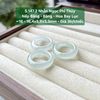 Nhẫn Ngọc Phỉ Thuý Nếp Băng - Băng - Hoa Bay Lục ~16-16,4x5,8x3,3mm 5.147.2