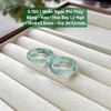 Nhẫn Ngọc Phỉ Thuý  Băng - Keo - Hoa Bay Lý Ngò ~16x6x3,6mm 5.150.1