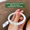 26.800* Vòng Đũa Phỉ Thuý Jadeite A - Băng - Hoa Bay Lục ~ 52,6x6x6,8mm