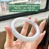 26.909 Vòng Đũa Phỉ Thuý Jadeite A - Nếp Hoá - Lão - Phớt Tím ~57,4x11,1x11,2mm