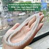 14.934 Chuỗi Quấn Phỉ Thuý Jadeite A - Băng - Lão - Bạch Nguyệt Quang ~ 5,7mm