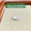 39.64 Liên Hoa Phỉ Thuý Jadeite A - Cao Băng - Lão - Bạch Nguyệt Quang ~12,2x14x6,4mm