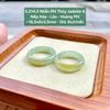 5.214.2 Nhẫn Phỉ Thuý Jadeite A - Nếp Hoá - Lão - Hoàng Phỉ ~ 18,5x6x3,5mm
