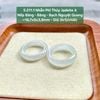 5.211.1 Nhẫn Phỉ Thuý Jadeite A - Nếp Băng- Băng - Bạch Nguyệt Quang ~16,7x5x3,8mm