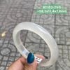 Vòng Hẹ Ngọc Tuỷ Chalcedony Bạch Nguyệt Quang ~58,3x11,4x7,9mm 97.162