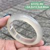 Vòng Hẹ Ngọc Tuỷ Chalcedony Bạch Nguyệt Quang ~54,6x13,3x8,6mm 97.173