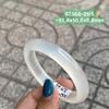 Vòng Hẹ Ngọc Tuỷ Chalcedony Bạch Nguyệt Quang ~51,4x10,6x6,8mm 97.168