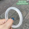 Vòng Hẹ Ngọc Tuỷ Chalcedony Bạch Nguyệt Quang ~57,9x10,8x7mm  97.150