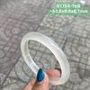 Vòng Hẹ Ngọc Tuỷ Chalcedony Bạch Nguyệt Quang ~53,6x8,6x6,7mm 97.154