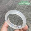 Vòng Hẹ Ngọc Tuỷ Chalcedony Bạch Nguyệt Quang ~52,4x12,9x8,1mm 97.156