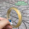 Vòng Hẹ Ngọc Tuỷ Chalcedony Đốm Đỏ Cam ~54,7x12,2x7,5mm 90.12