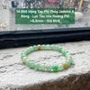 14.950 Vòng Tay Phỉ Thuý Jadeite A - Băng - Lục Táo Mix Hoàng Phỉ ~ 6,8mm