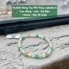 14.926 Vòng Tay Phỉ Thuý Jadeite A - Cao Băng - Lão - Đa Bảo ~ 5mm