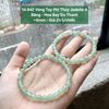 14.942 Vòng Tay Phỉ Thuý Jadeite A - Băng - Hoa Bay Du Thanh ~ 6mm