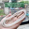14.936 Chuỗi Quấn Phỉ Thuý Jadeite A - Băng - Lão - Trắng Phớt Lam ~ 5,7mm