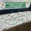 14.929 Vòng Tay Phỉ Thuý Jadeite A - Cao Băng - Lão - Đa Bảo ~ 5mm