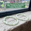 14.951 Vòng Tay Phỉ Thuý Jadeite A - Băng - Lục Ngọt Mix Hoàng Phỉ ~ 7,2mm