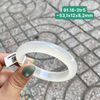 Vòng Ngọc Tuỷ Chalcedony bạch nguyệt quang ~53,1x12x8,2mm 91.16