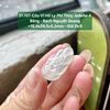 31.107 Cửu Vĩ Hồ Ly Phỉ Thuý Jadeite A -Băng - Bạch Nguyệt Quang ~ 15,4x29,5x5,2mm