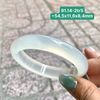 Vòng Ngọc Tuỷ Chalcedony bạch nguyệt quang ~54,5x11,6x8,4mm 91.14